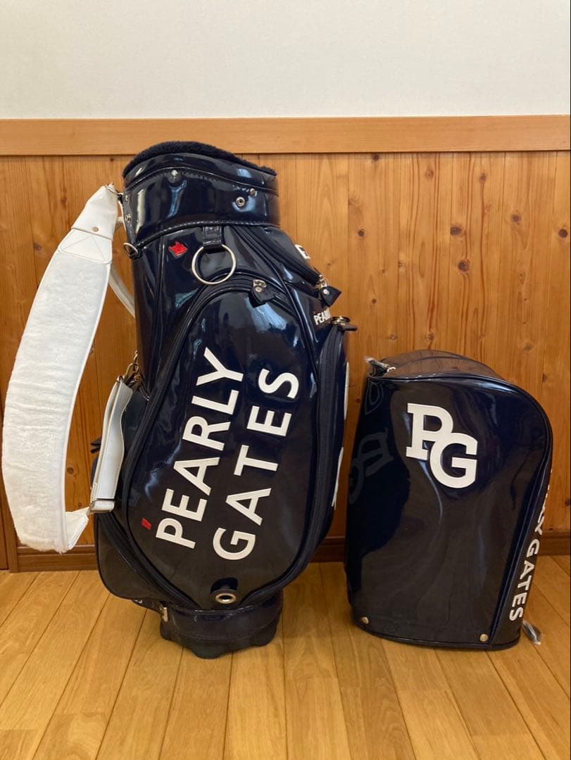 PEARLY GATESエナメルキャディバッグ パーリーゲイツキャディバッグ