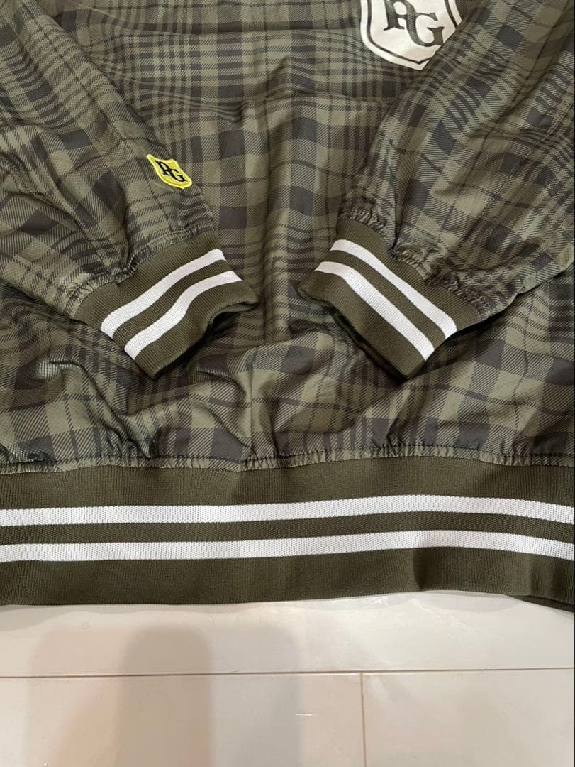 正規品　ほぼ未使用　パーリーゲイツ　チェック　スニード　ブルゾン　蓄熱　撥水