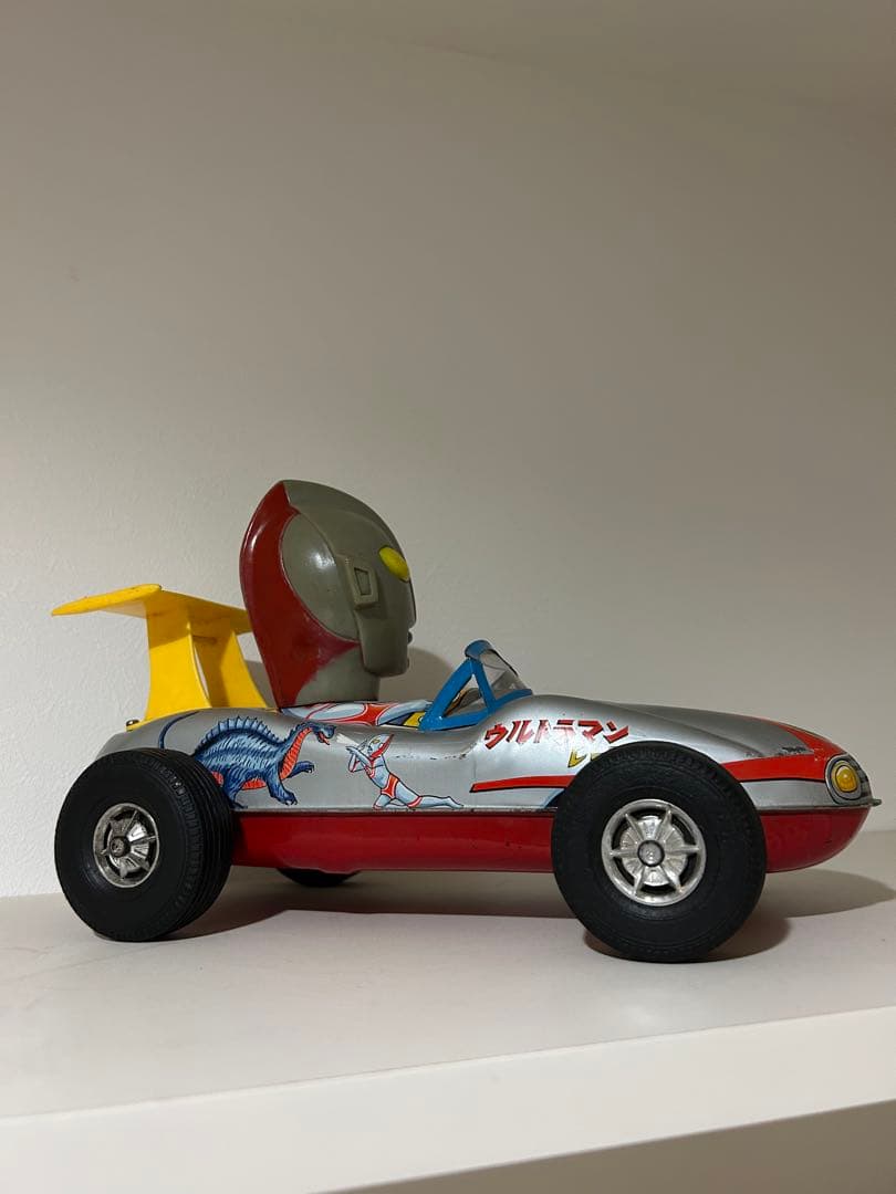 【全長30cmデカい】　ウルトラマン　ソフビ　ブリキ　当時物　昭和　増田屋