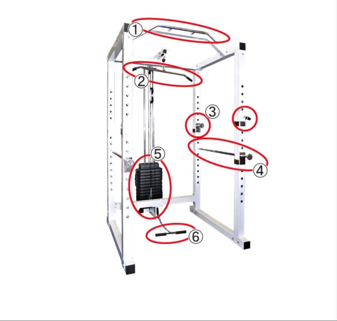 パワーラック　トレーニングベンチ