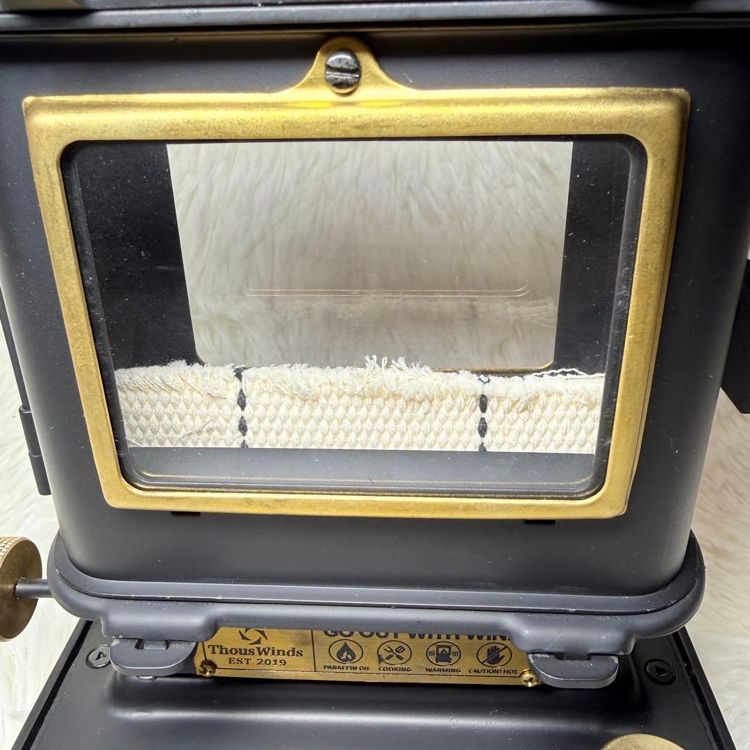 新品未使用Thous Windsオイルランプストーブ黒 ランタン
