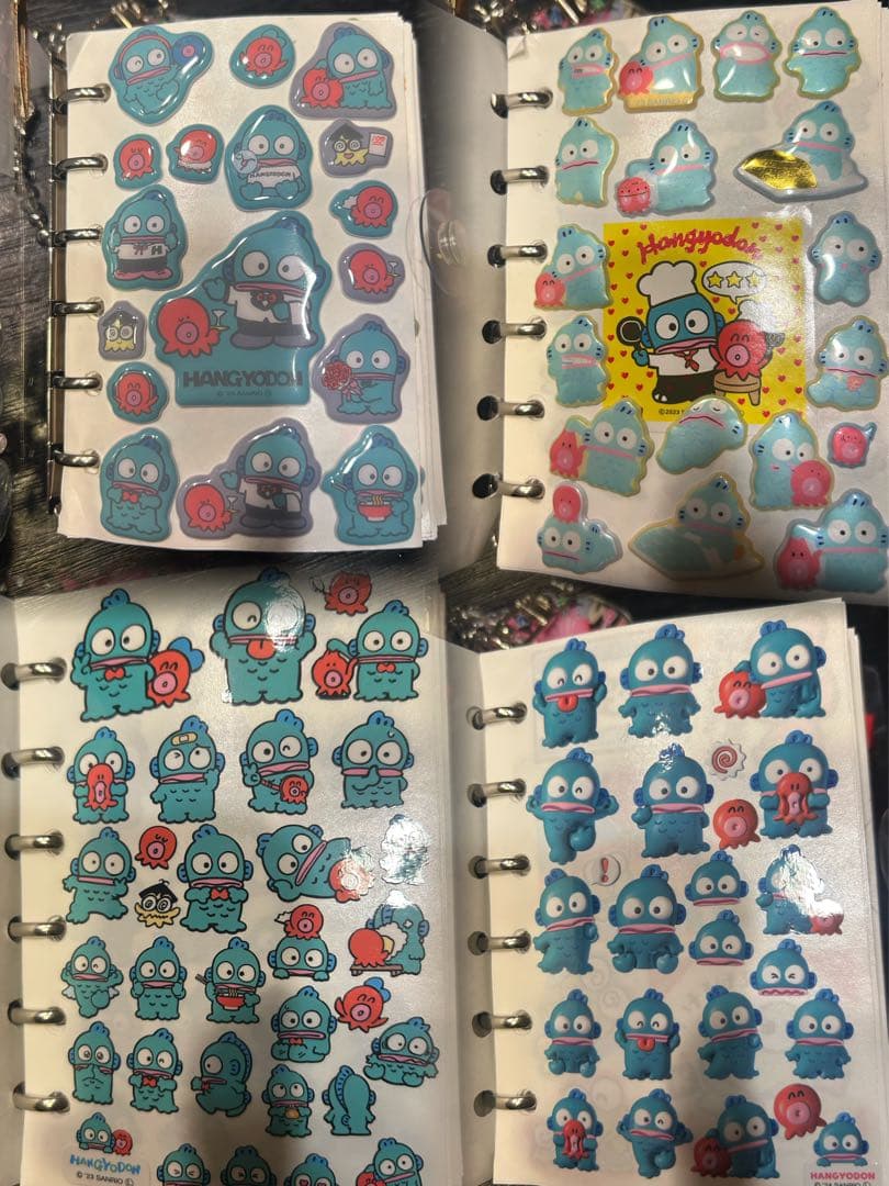 シール帳 完成形 36枚分