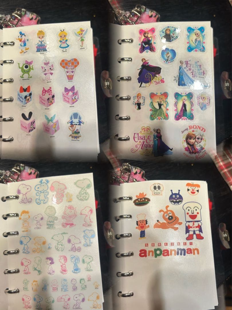 シール帳 完成形 36枚分