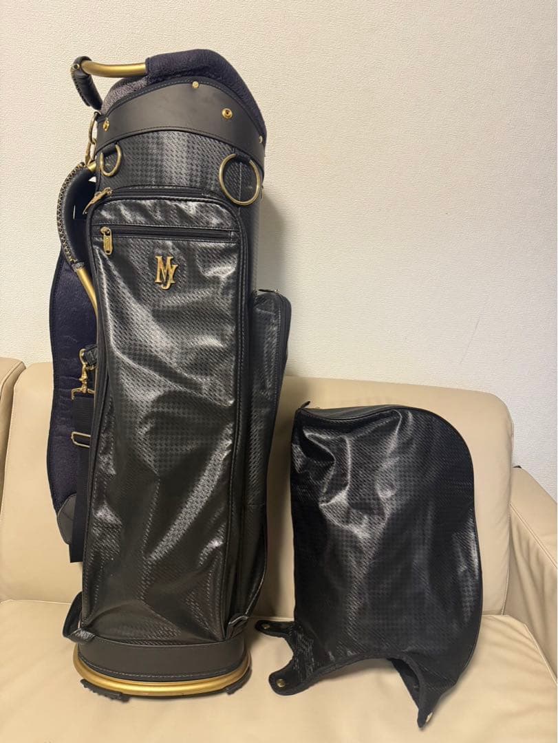 【送料込み】廃盤希少品　高級キャディバッグ マジェスティ　ブラック　ゴルフ