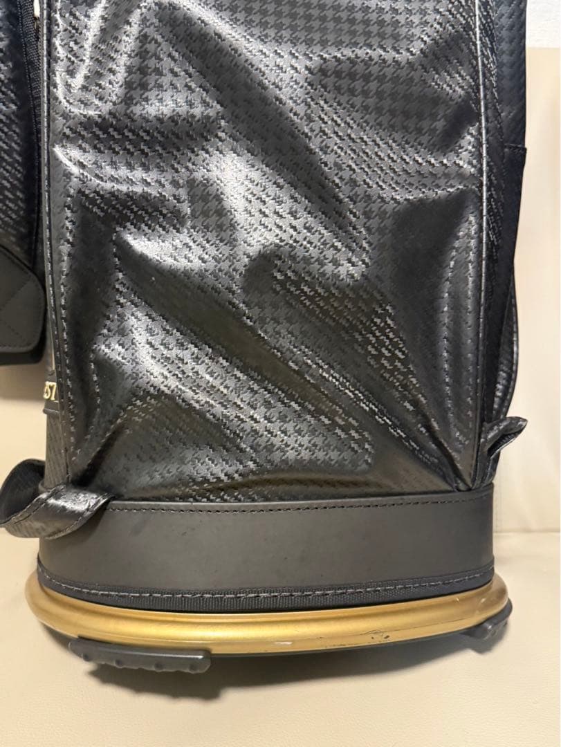 【送料込み】廃盤希少品　高級キャディバッグ マジェスティ　ブラック　ゴルフ