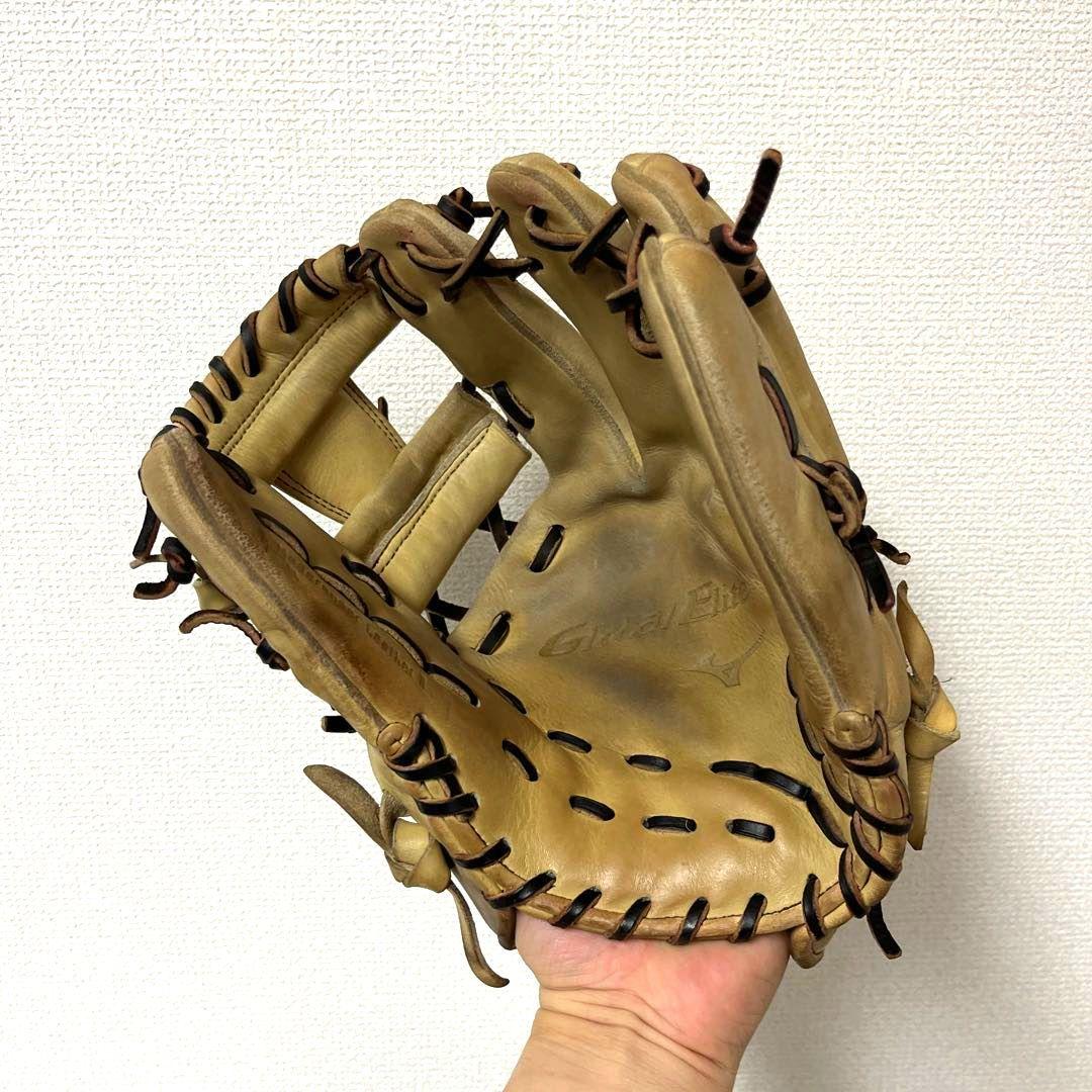 821 ミズノ グローバルエリート 型抜群 即戦力 軟式 内野手用グローブ