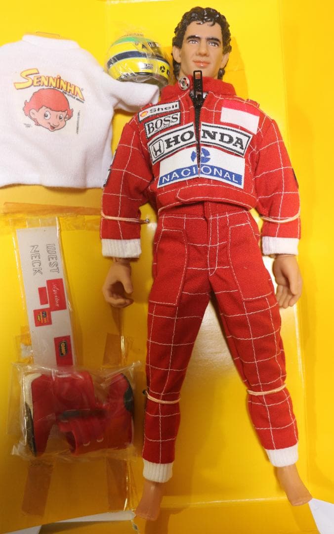 超貴重タカラ製　アイルトン ・セナ 疾風になった男　フィギャー 中古品
