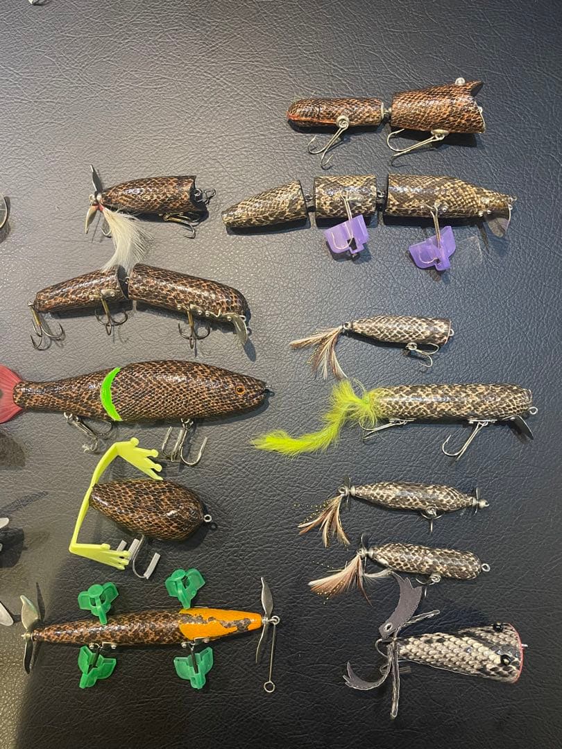 トップウォータールアーマグナムケイズ　アメリカンドリーム　蛇皮ルアー　まとめ売り