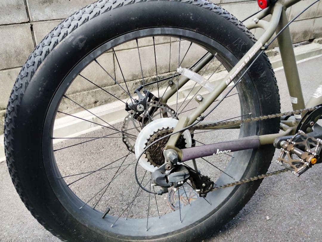 Jeep ファットバイク オリーブグリーン　26インチ