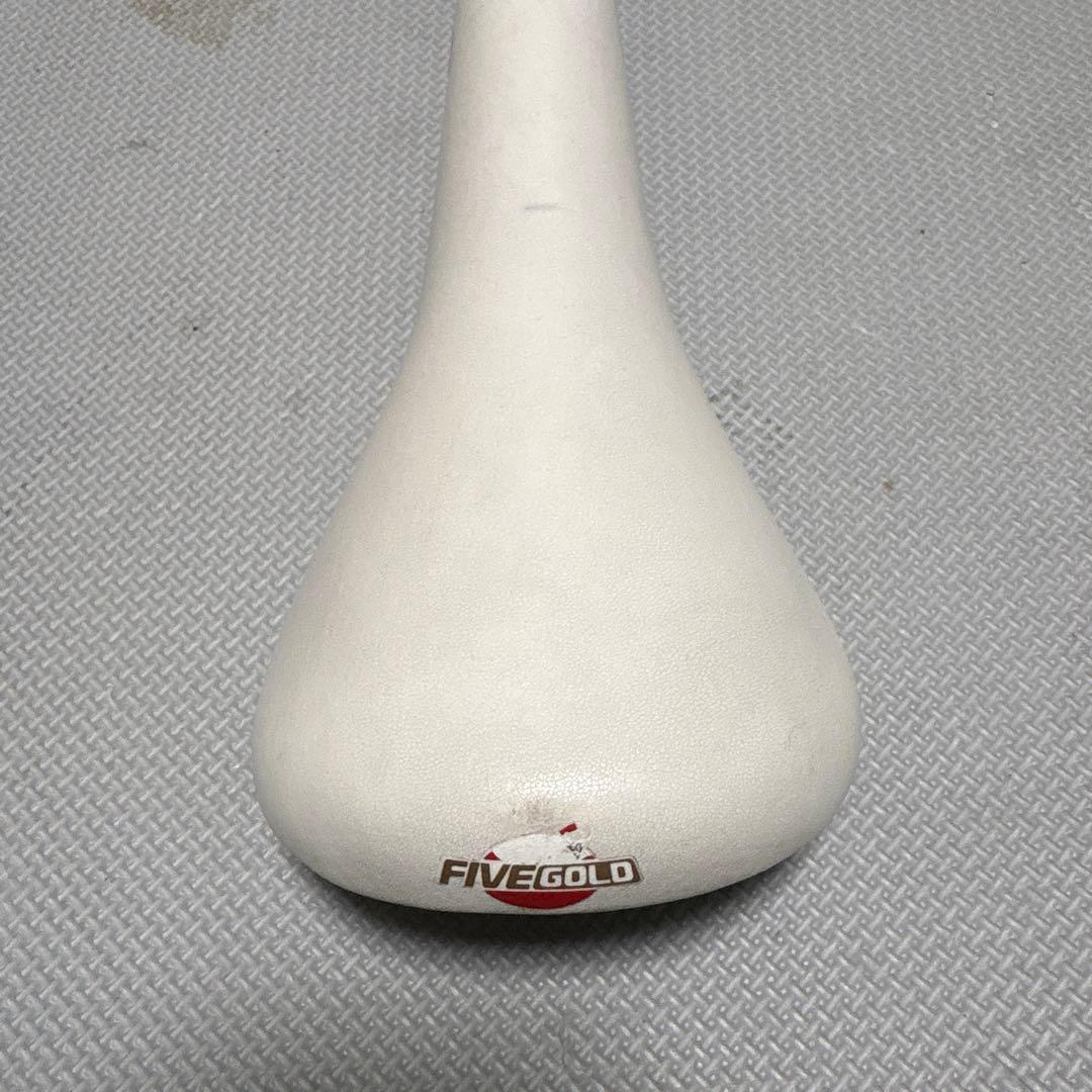 FIVEGOLD 7サドル ホワイト　競輪　NJS