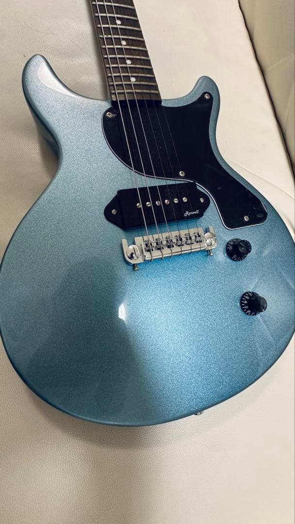 Harley Benton DC-Junior Pelham Blue ギター