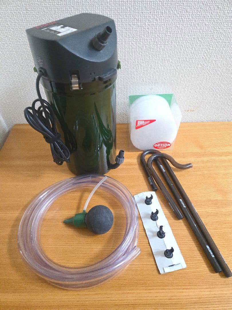 エーハイム2213外部フィルター根強い人気/ろ材/呼び水ポンプセット/水草水槽