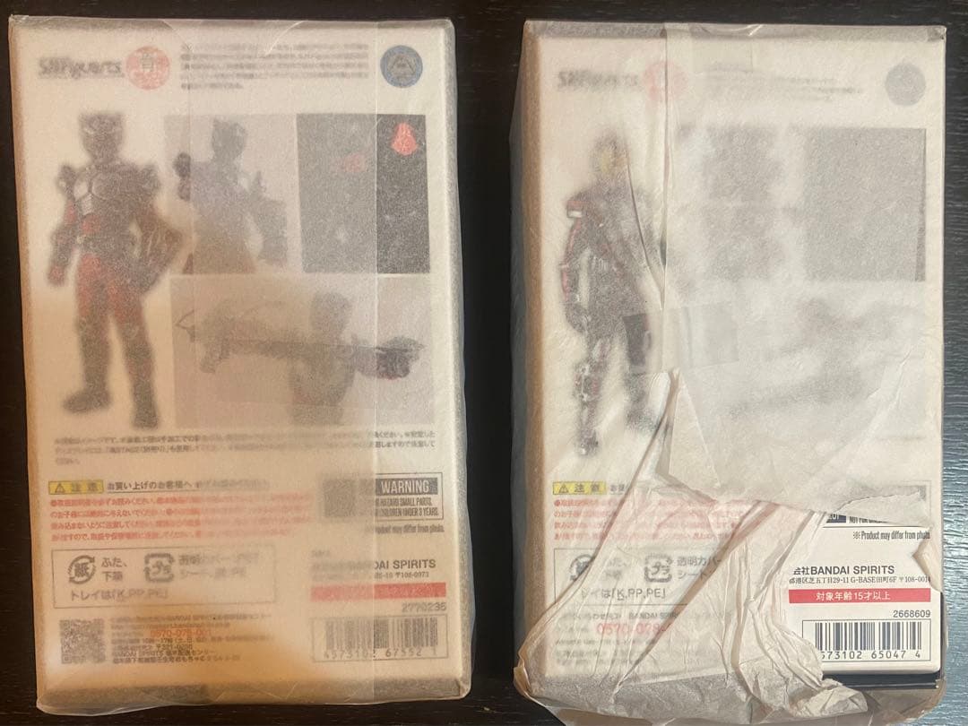 【新品未開封】S.H.Figuarts 真骨彫製法 仮面ライダー龍騎＆ファイズ