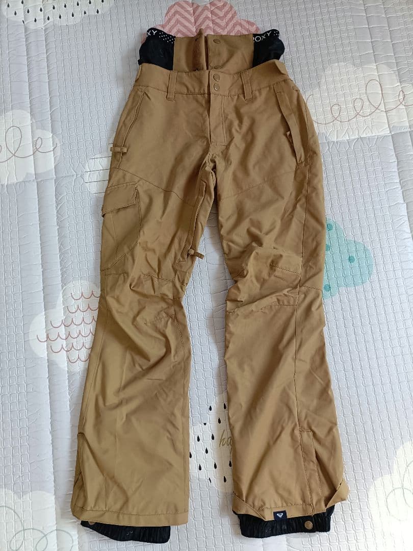 【美品】ROXY ロキシー　スキーウェアXS　 スキーゴーグル　ニット帽