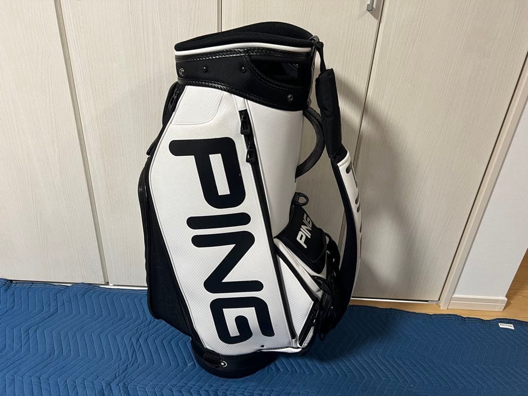 PING ゴルフバッグ・キャディバッグ ホワイト・ブラック