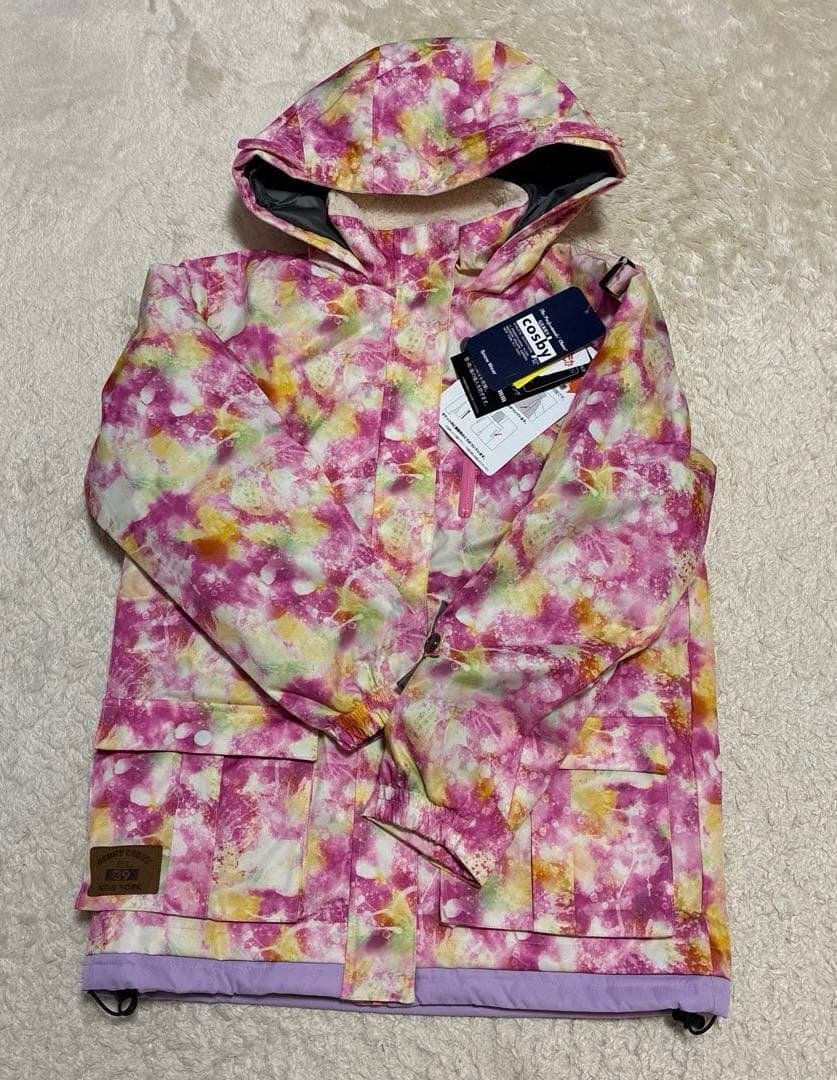 新品　スキーウェア　女の子スノーウェア　上下セット　160cm 撥水　耐水