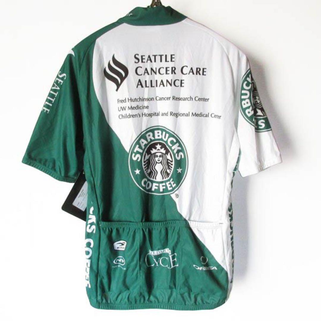 希少 新品 SUGOi スターバックス コーヒー 半袖 サイクルジャージ S
