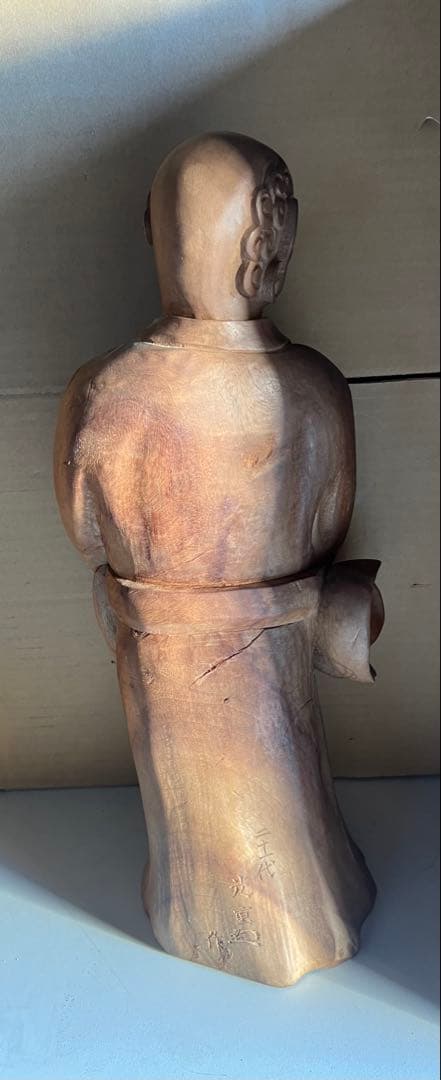 仏像　木彫仏像　伝統的な木製彫刻 置物