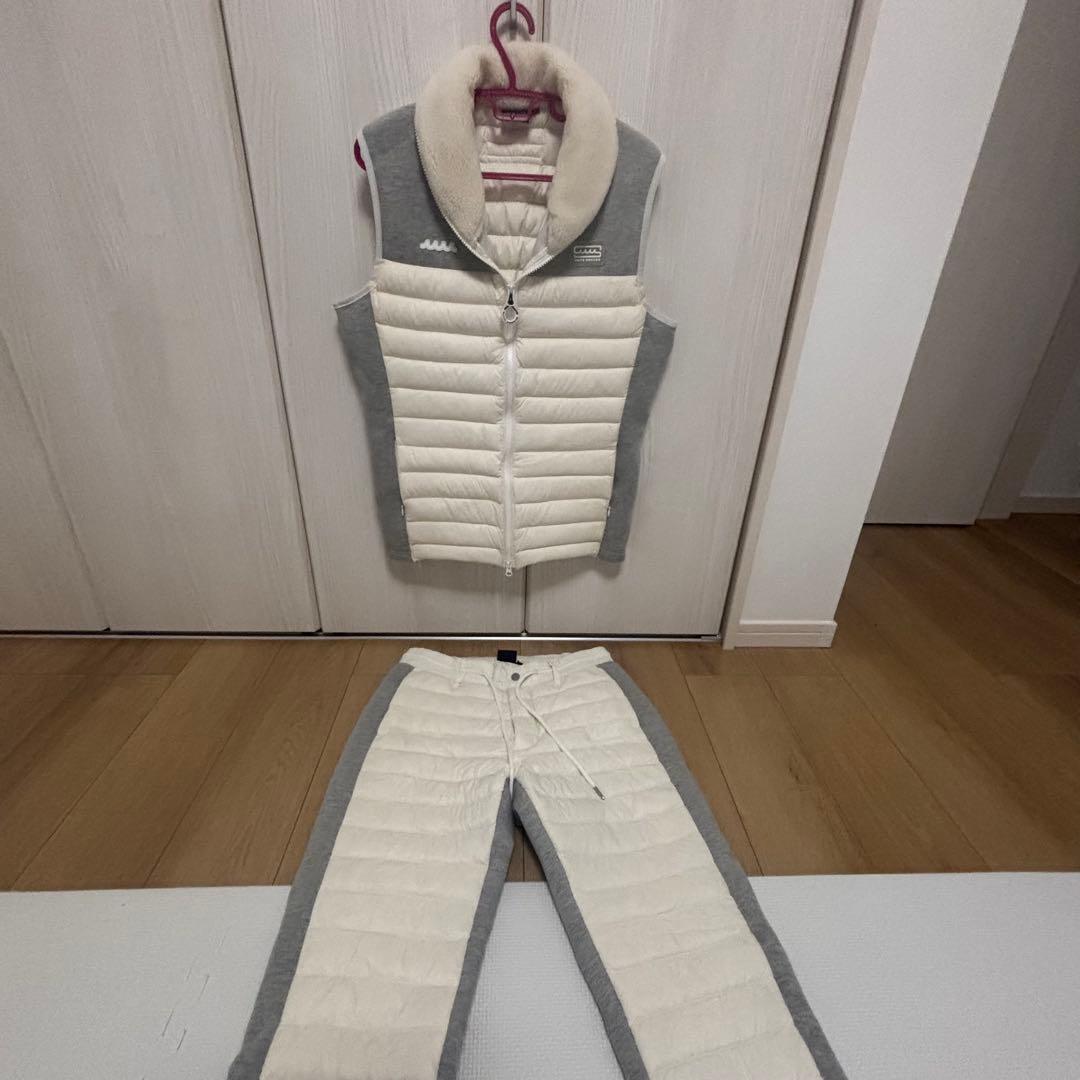 muta marine ダウンセットアップ グレー/アイボリー