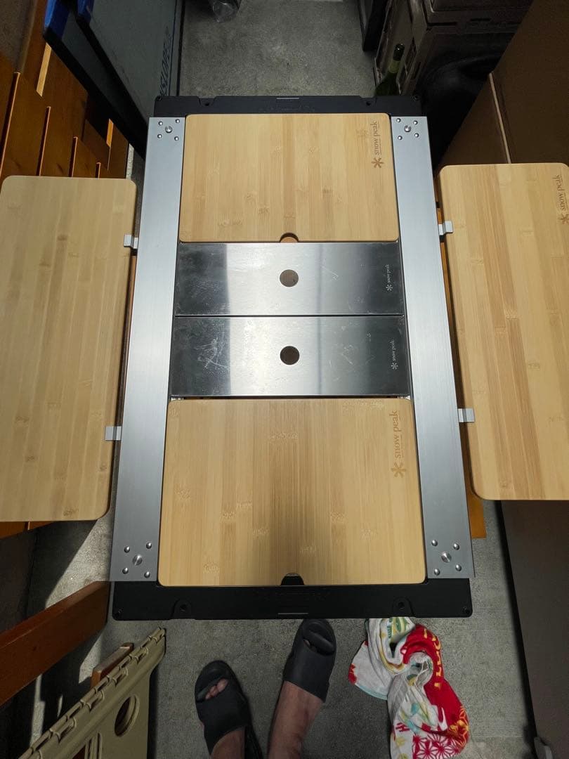 スノーピーク( peak) IGTセット アイアングリルテーブル 脚付