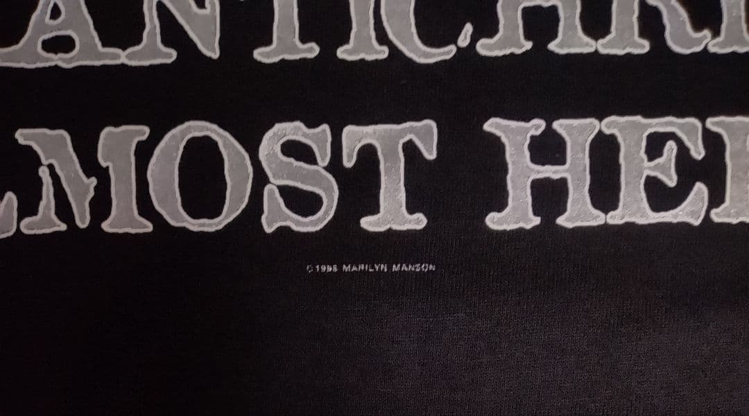 新品:マリリン・マンソン「ツアー・プリントTシャツ●M」THE END TOUR