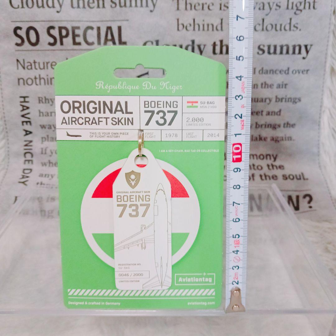 ☆希少☆アビエーションタグ Aviationtag B737-200実機外板タグ