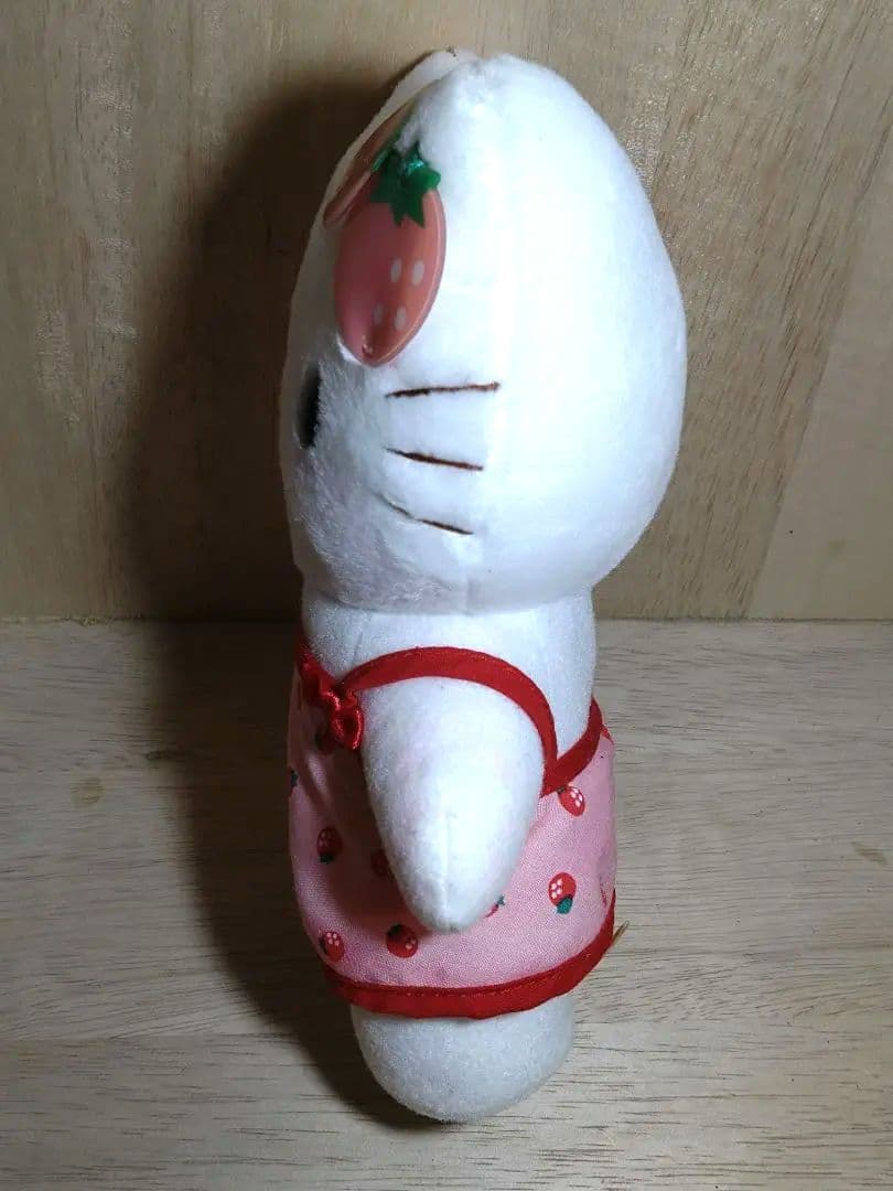 激レア☆イチゴ柄キャミソールキティ　ピンク　ぬいぐるみ　2002年　非売品
