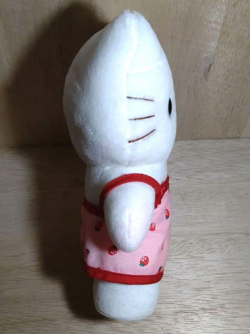 激レア☆イチゴ柄キャミソールキティ　ピンク　ぬいぐるみ　2002年　非売品