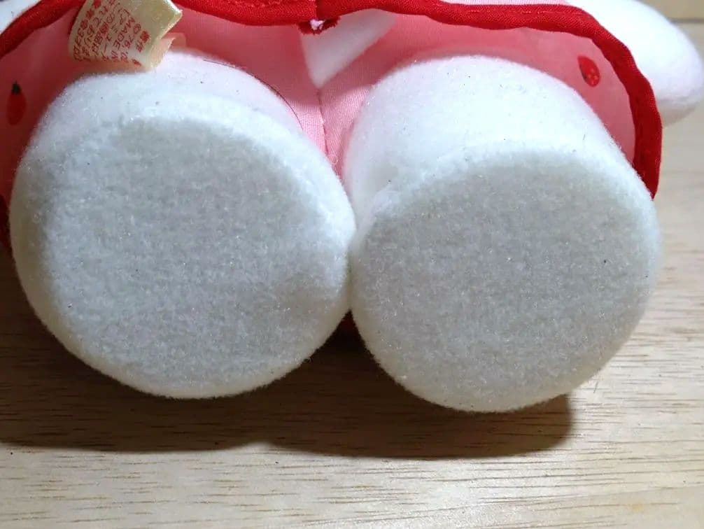 激レア☆イチゴ柄キャミソールキティ　ピンク　ぬいぐるみ　2002年　非売品