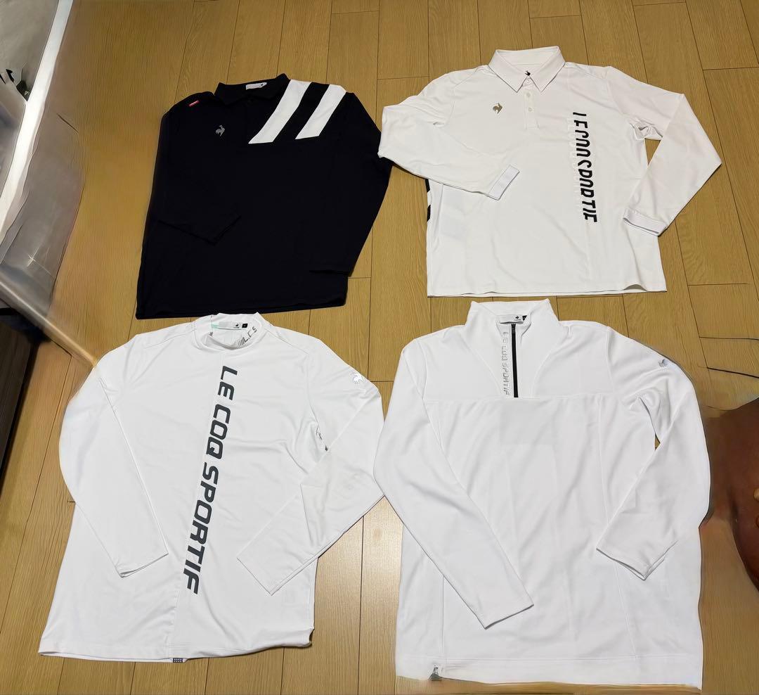 【LL】ルコックRIJOUME 極上4点SET モックネック＆ポロ コレクション