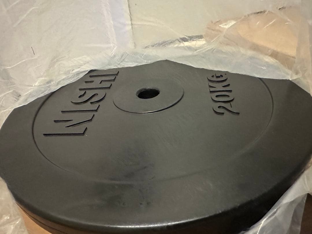 NISHI ラバーウェイトプレート 20kg ①