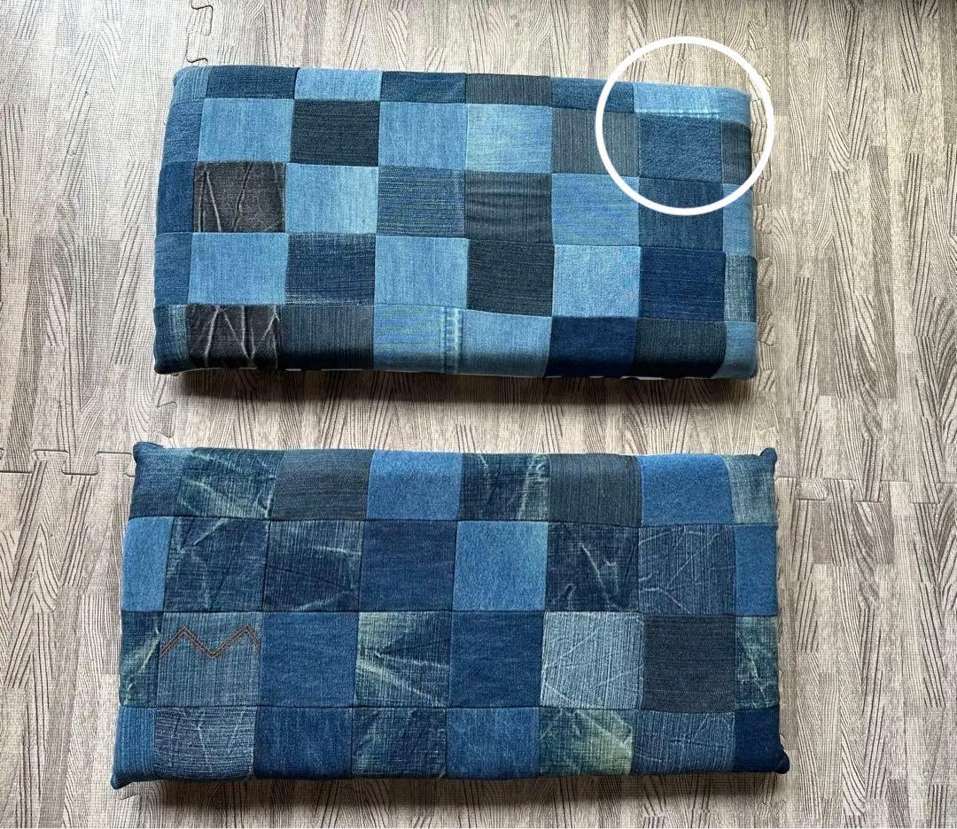 クッション　カートなどに〜　② デニムリメイク