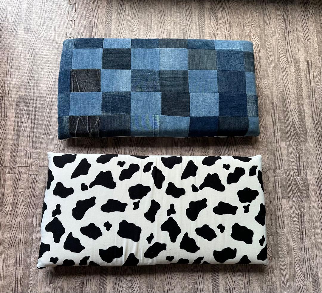 クッション　カートなどに〜　② デニムリメイク