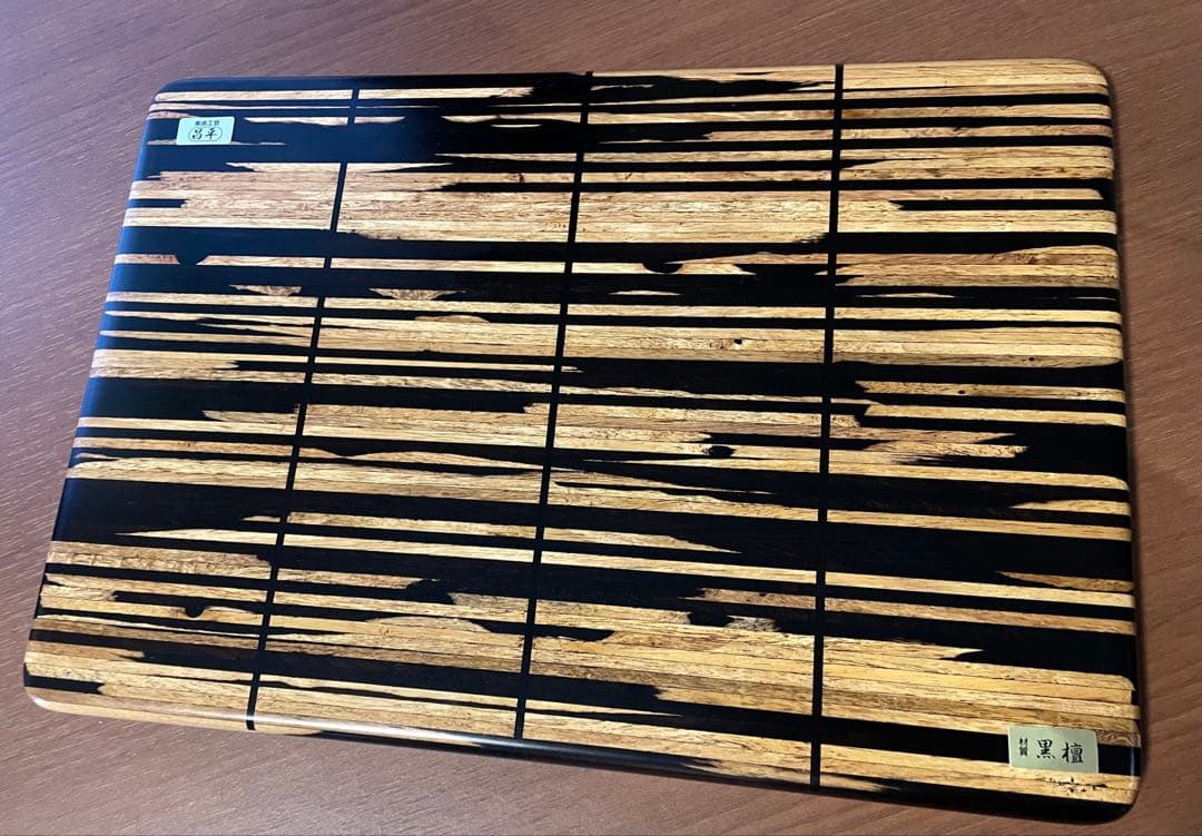 黒檀 盆 トレー 角盆