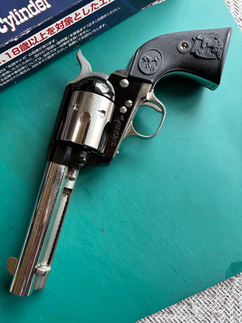 値下げ　タナカワークス　SAA ガスガン　ニッケルF/スチールF