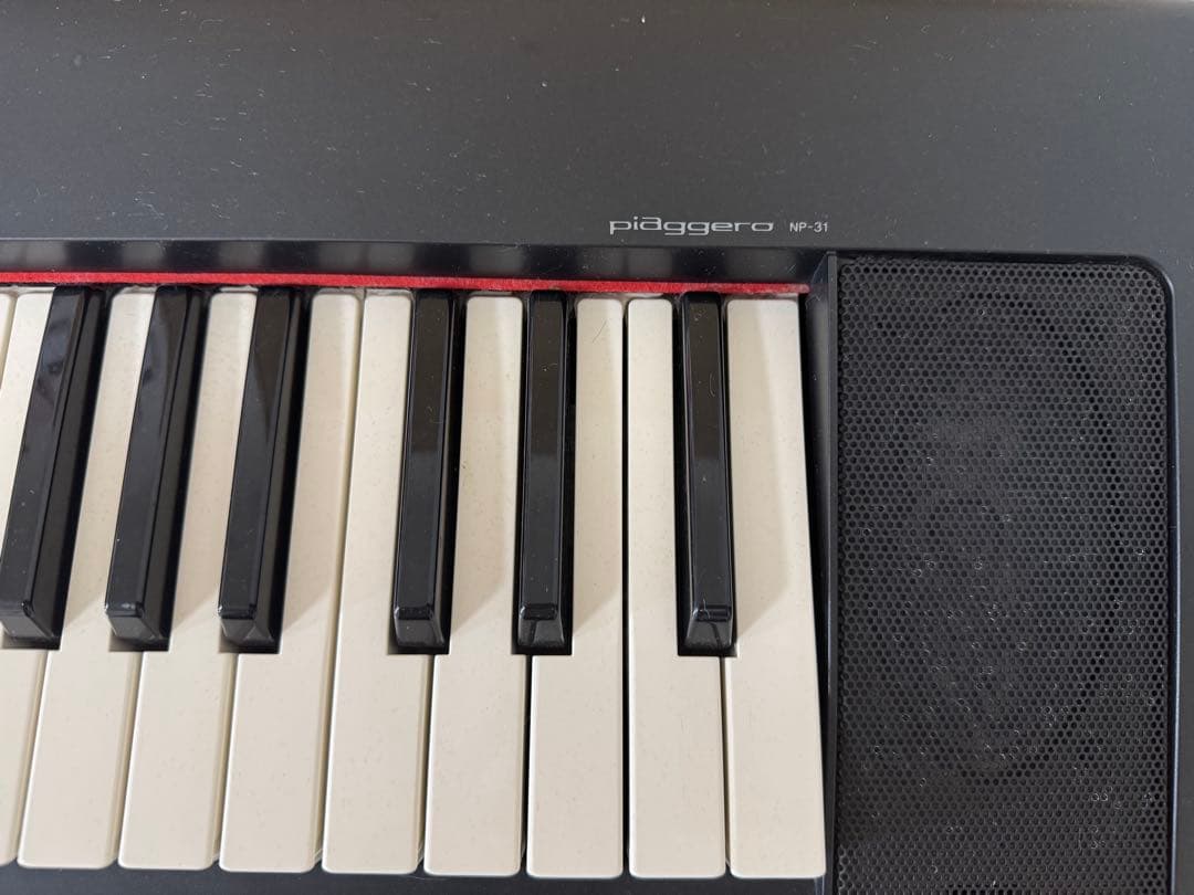 YAMAHA 電子キーボード ブラック NP-31 スタンド付き