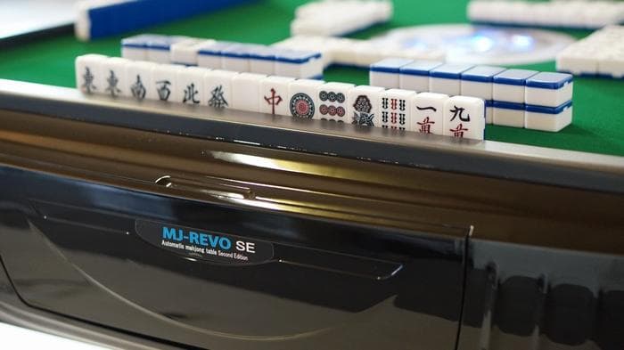 白点棒セット・全自動麻雀卓用 新品 33ミリ牌セット 背面色/青黄 各144枚入