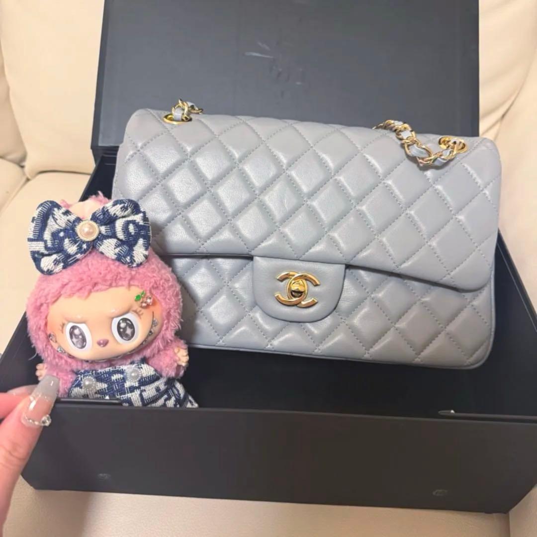 ‼️人気の水色‼️ ノベルティ　マトラッセ　ラムスキン　25センチ