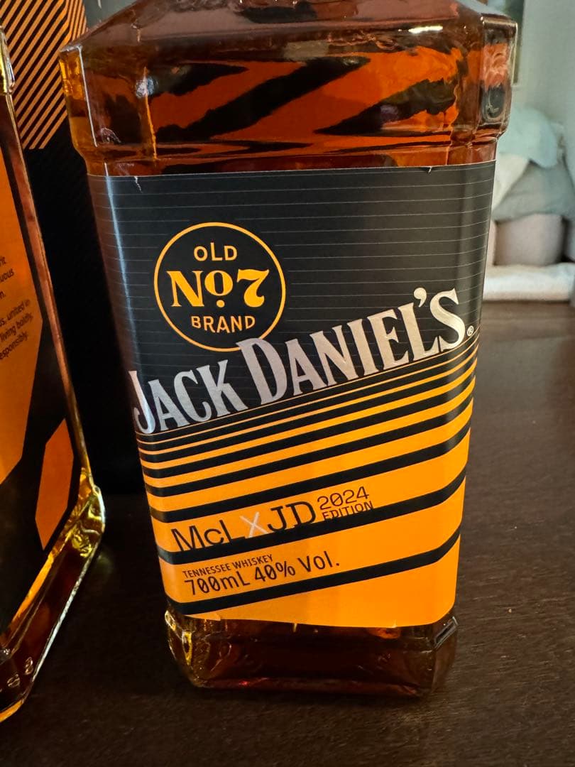 ジャックダニエル マクラーレンボトル 2023と2024 2本セット