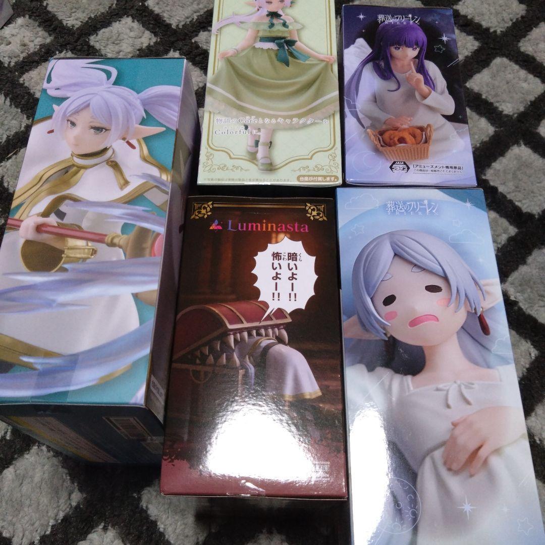 葬送のフリーレン　プライズ　5点セット　ミミック　眠り　AMP＋　ドレス