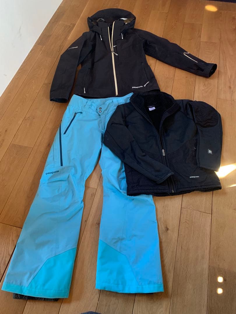 パタゴニア　ゴアテックス　RECCO スノーボード・スキー　ウェア上下　R1付