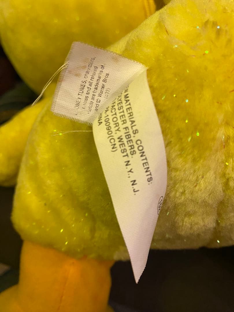 希少　USAビンテージ　トゥイーティー　巨大ぬいぐるみ　ルーニーテューンズ