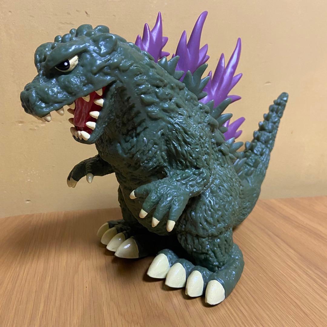 トヨタカローラ ゴジラ 貯金箱 ソフビ 5442