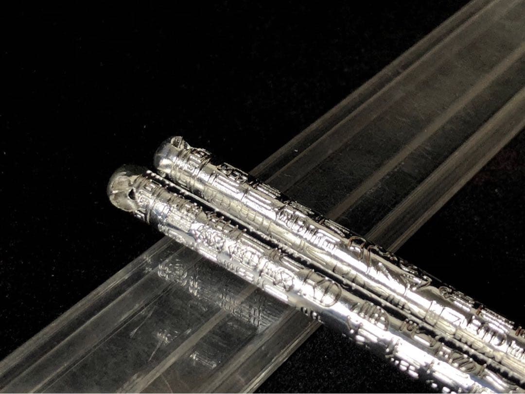 S9999 純銀 箸 百福紋 コレクション 重さ72.7g 長さ21cm