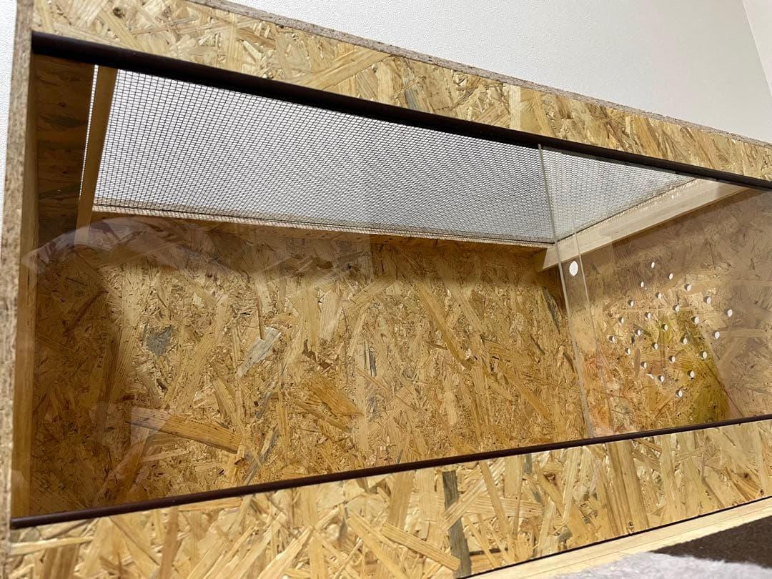 爬虫類ケージ　爬虫類飼育ケージ　90ラック用サイズ　天井金網仕様