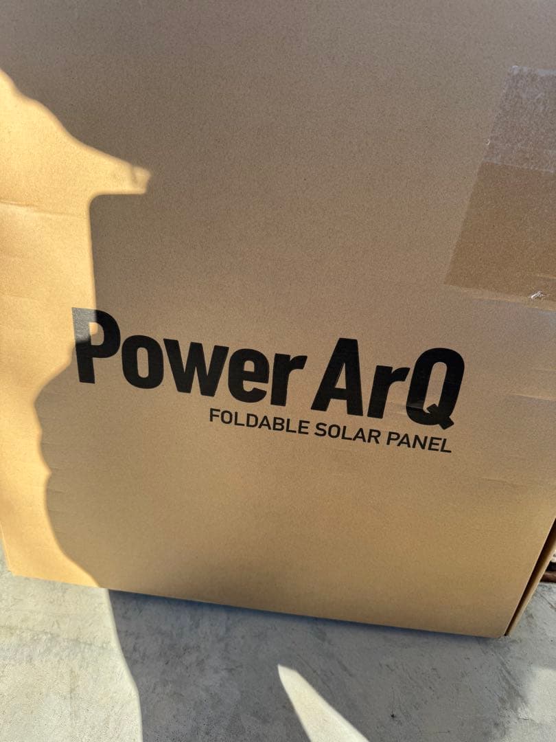 【未使用品】Power ArQ Solar ポータブルソーラーパネル
