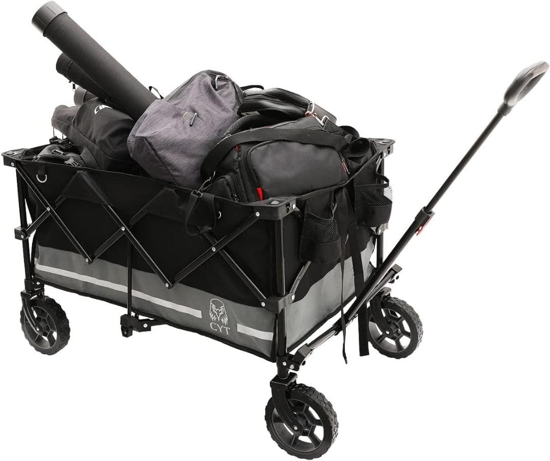 アウトドアに❣️ キャリーワゴン 大容量 156L 耐荷重100kg