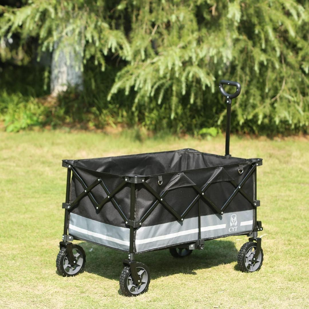 アウトドアに❣️ キャリーワゴン 大容量 156L 耐荷重100kg