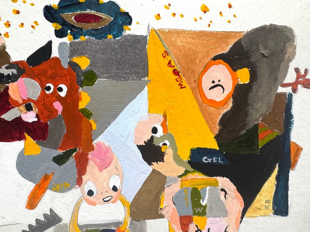 ゲルニカ 再解釈 額装済み