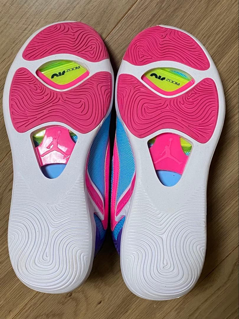 テイタム　1 バスケットボールシューズ メンズ 青/緑/ピンク/紫